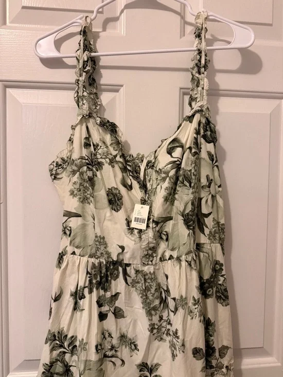 Anthropologie Sleeveless Sweetheart A-Line Midi Dress Size Large - Picture 11 of 11